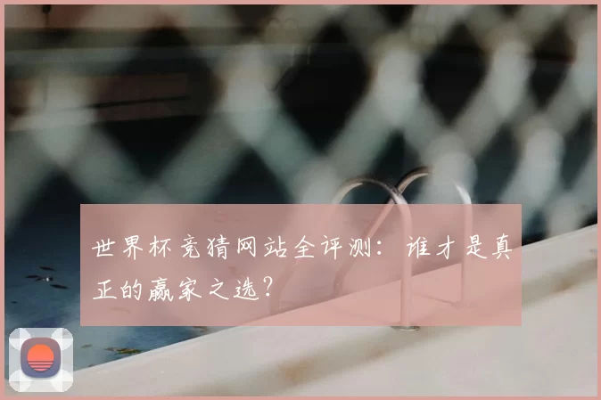 世界杯竞猜网站全评测：谁才是真正的赢家之选？